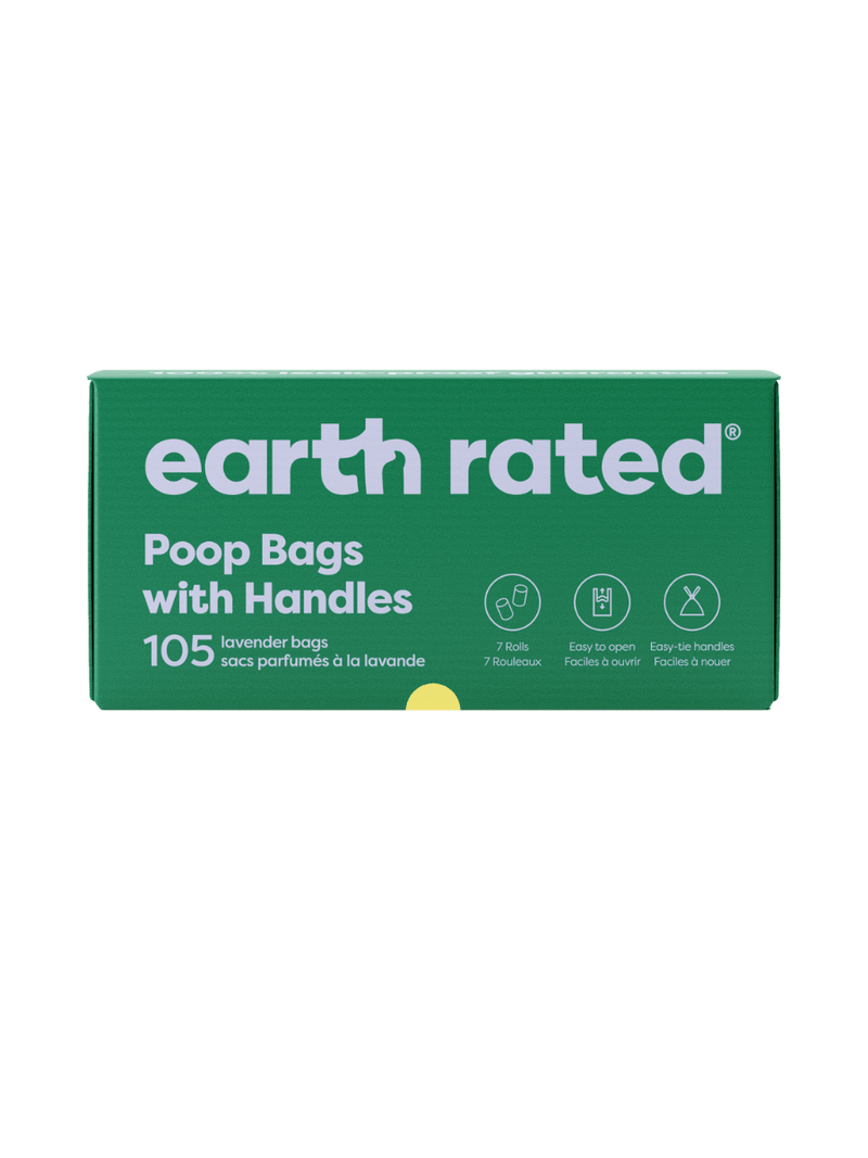 Dog Poop Bags With Handles on a Roll U9
