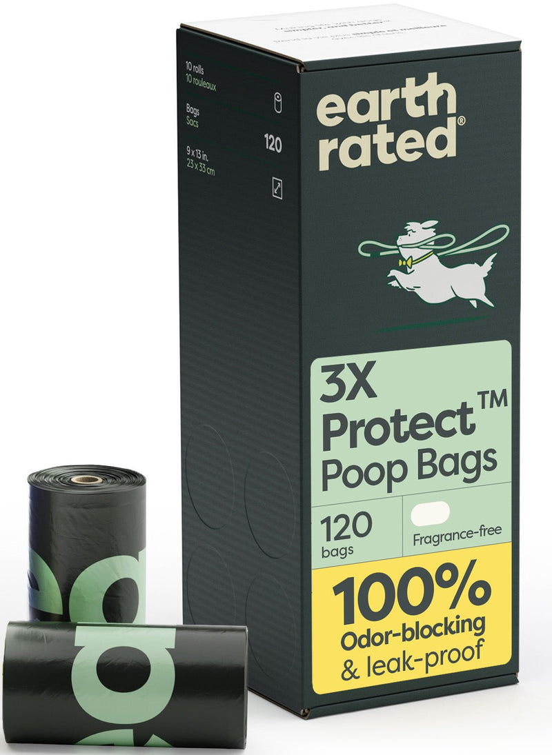 Odor-Blocking Dog Poop Bags Refill Rolls With 3X Protect Technology M2